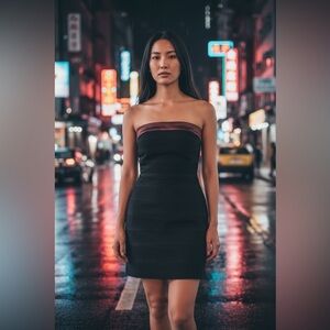 XXi Strapless Black Dress